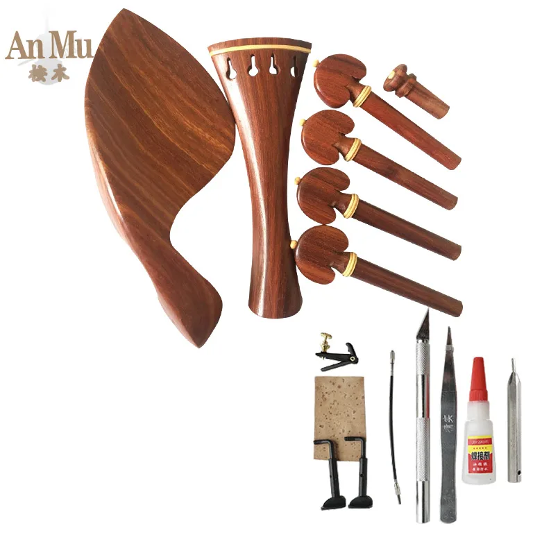 Imported solid wood mahogany accessories mahogany string shaft gill support string plate tail post