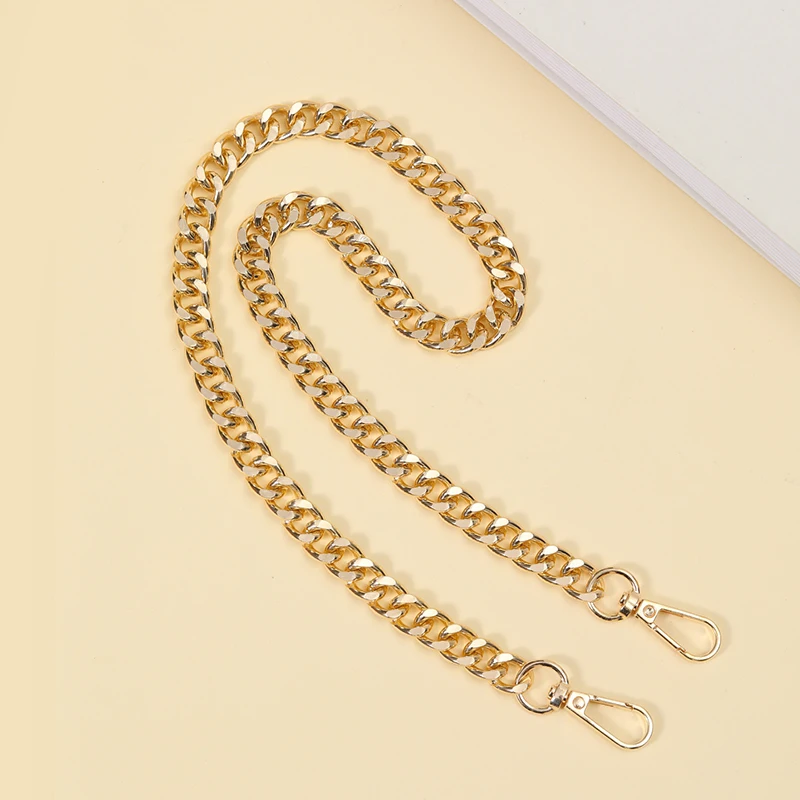Chain strap Golden Bag Chain Accessories Metal Extension Chains Underarm Crossbody Shoulder Belt Replacement For Women's Bag