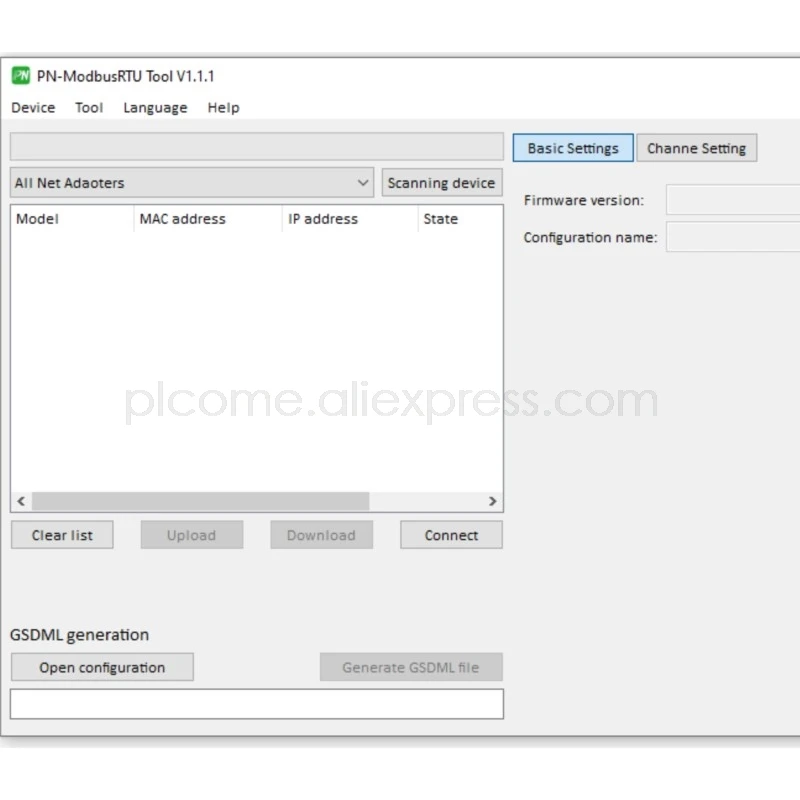 محول بروتوكول وحدة Profinet إلى Modbus RTU أو TCP لوحة PN Audo GSD