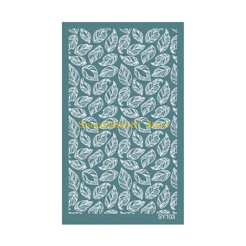 AXYC Reusable Silk Screen Stencils for Clay Jewelry Earrings, Texture Sheets for Clay