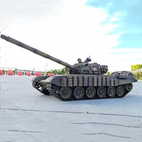 Henglong 3939 Remote Control Main Battle Off-Road Tank Model T72 Large Battle Remote Control Simulation Tank Model Birthday Gift