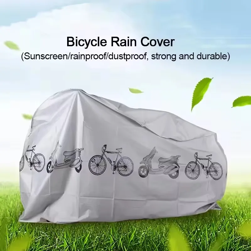 Fahrradausrüstung PEVA-Material Regenfeste Fahrradabdeckung Outdoor Sonnenlichtabdeckung Mountainbikeabdeckung Fahrradausrüstung – Detail 5