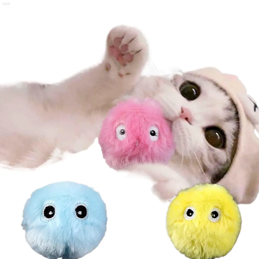 Toy Interactive Ball, Pack of 3 Toy Interactive Plush Toy Balls with Sound Simulates Real Sounds Grille Bird