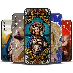 Religious Mary and Jesus Case For Samsung Galaxy S24 S23 S22 Ultra S21 S20 FE Note 10 Plus Note 20 S8 S9 S10 Cover