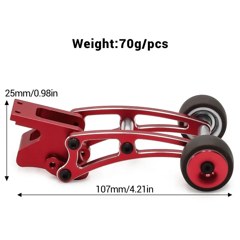 MJX Hyper Go 14210 14209 Metal Wheelie Bar Adjustable For High Speed RC Brushless Remote Control Car 1/14 Upgrades