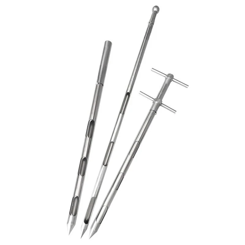 Stainless Steel Double Powder Sampling Tube Rotary Cement Grain Solid Sampler Lab EquipmentGoods in stock