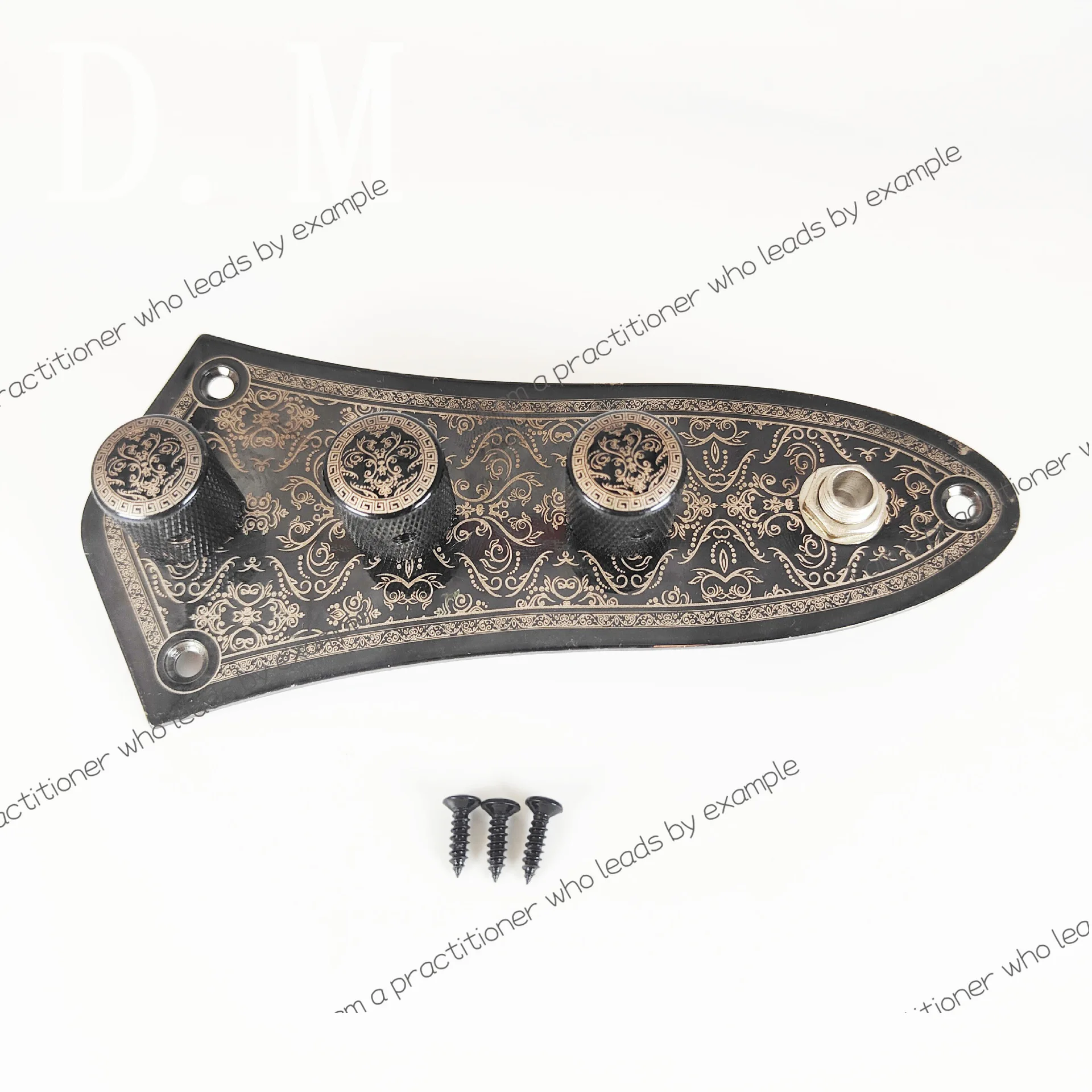 JB electric bass line assembly engraved electric guitar bass three-stage control line volume and tone adjustment circuit board