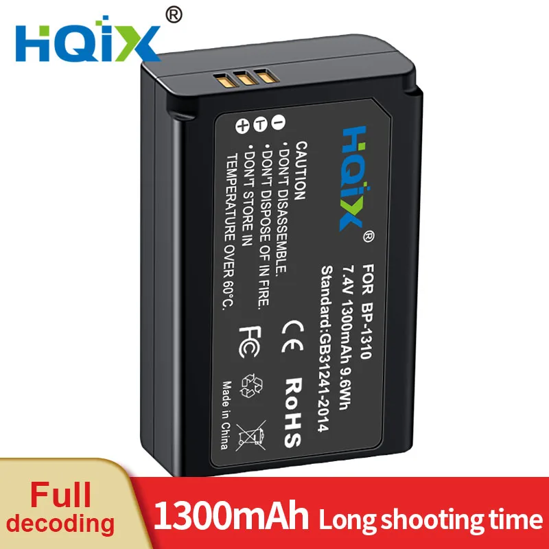 HQIX for Samsung NX5 NX10 NX11 NX100 NX20 Camera BP-1310 Charger Battery