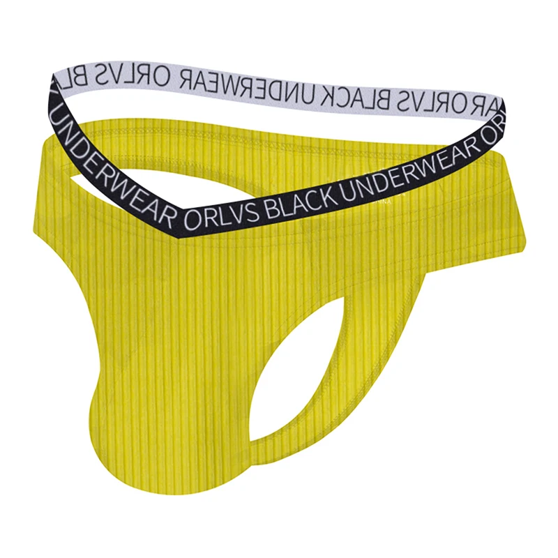 

CMENIN 3Pcs Cotton Sexy Men Underwear Thongs V-neck Hanging Bikini Mens Jockstrap Sissy Slips Thongs and G Strings Man Innerwear