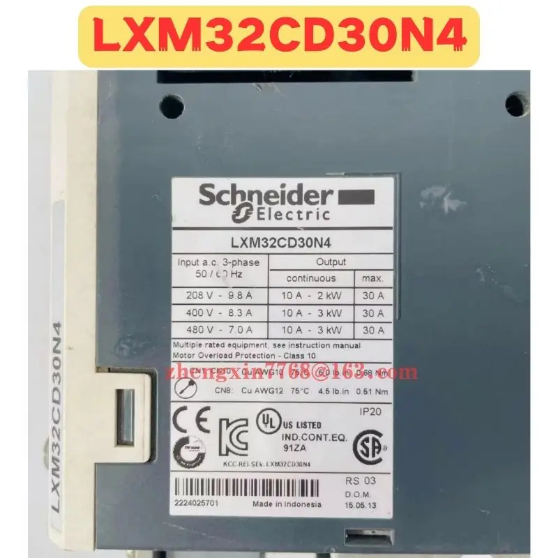 Used Servo Drive LXM32CD30N4 Normal Function Tested OK