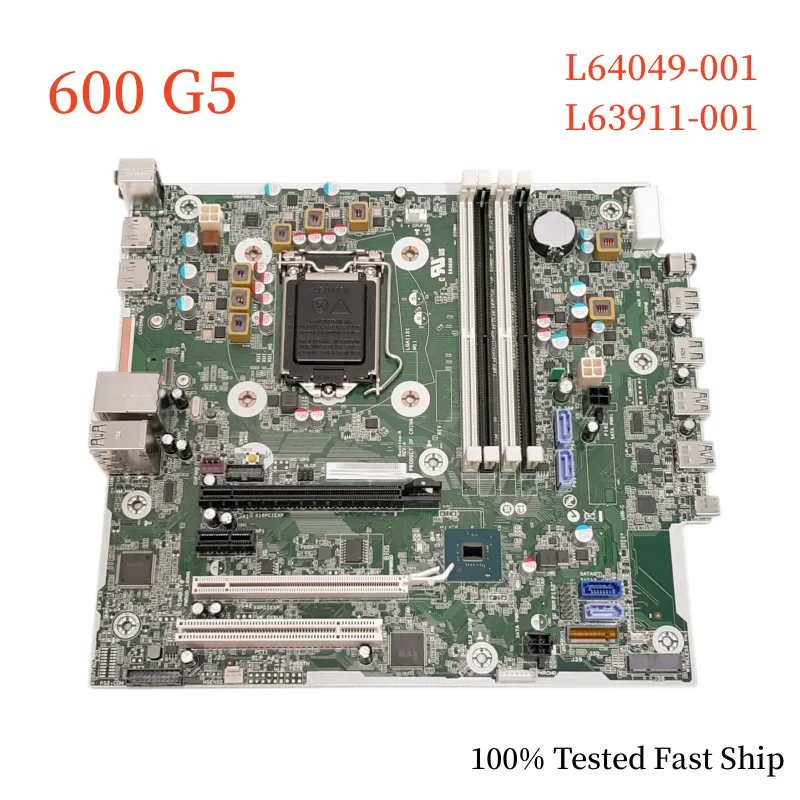 

L64049-001 For HP ProDesk 600 G5 PCI Motherboard L63911-001 L49701-001 Q370 LGA1151 DDR4 Mainboard 100% Tested Fast Ship