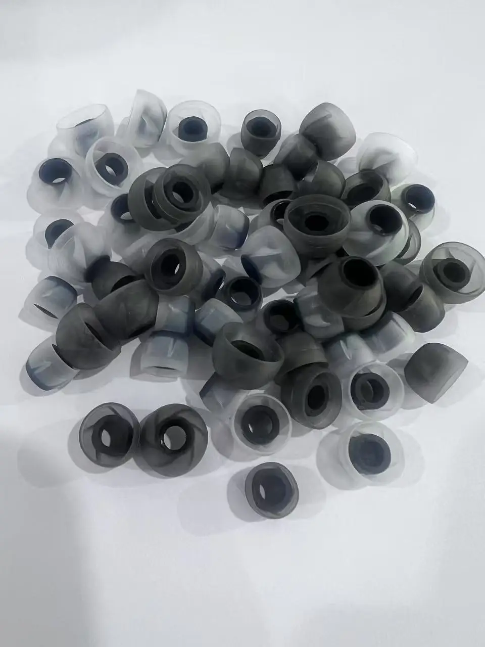

4.5mm Earphone Silicone Case In-Ear Earphone gel covers sprial Earbuds headphone eartips Earplug Ear pads cushion 6pcs/3pairs