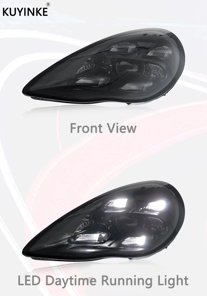 Headlight Assembly Modification Matrix Led Lens Daytime Lights Running Turn Signal Light for Porsche Panamera 2010-2017