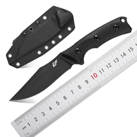 Eafengrow EF124 Fixed Blade Knife 14c28n Steel Blade,Two Tone G10 Handle for Working Camping Hunting Survival with Kydex Sheath