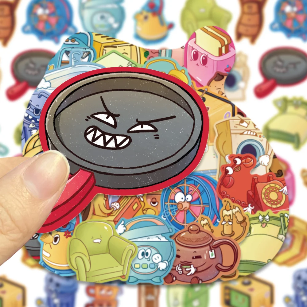 Autocollant de meubles de personnalisation amusante, 30 pièces, dessin animé, Fans d'art créatifs amusants, décoration de tasse de thé, tasse d'eau, livre, coque de téléphone, Scrapbook