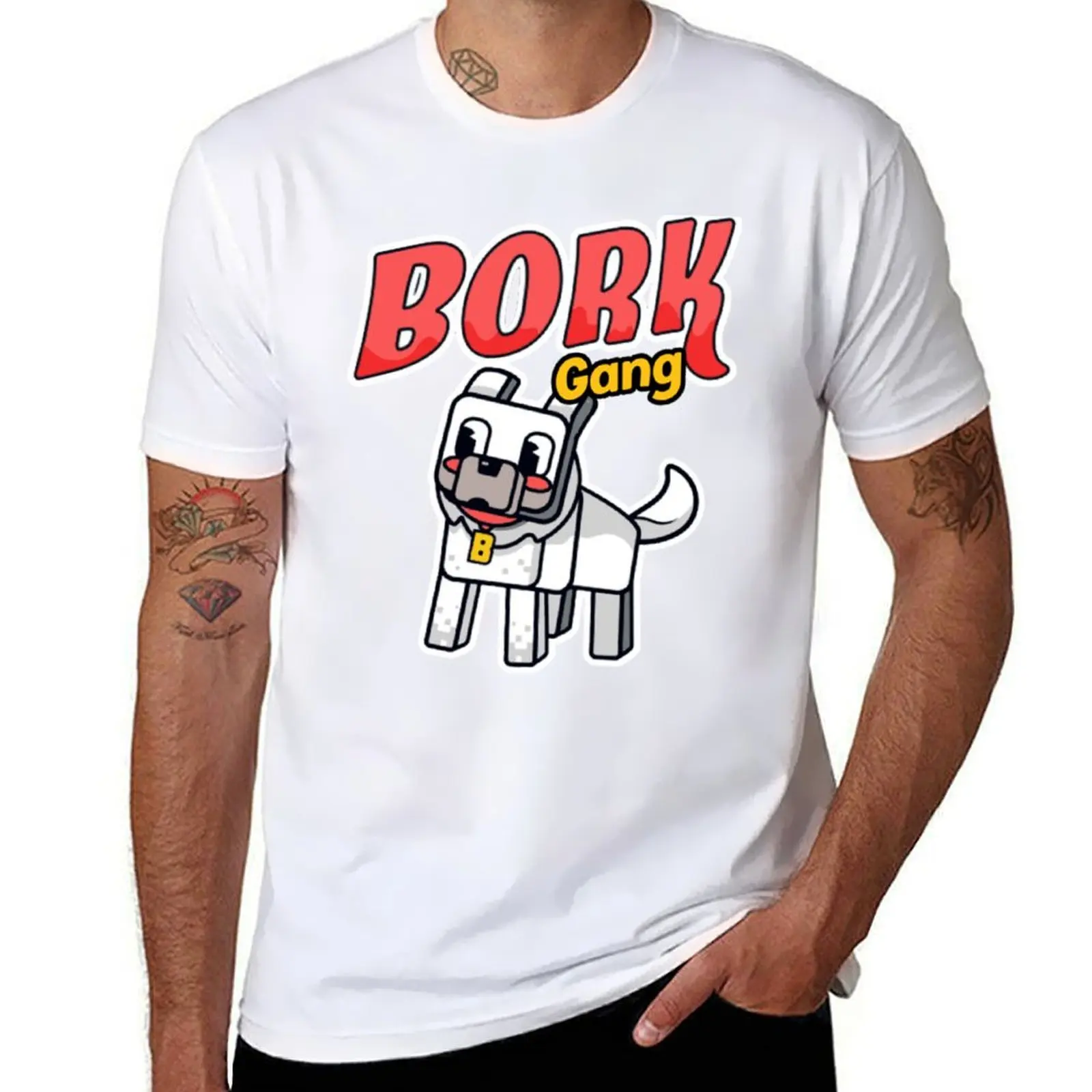 

Bork gang - slogo the bork gang T-Shirt t shirt custom print t shirt man casual T-Shirt