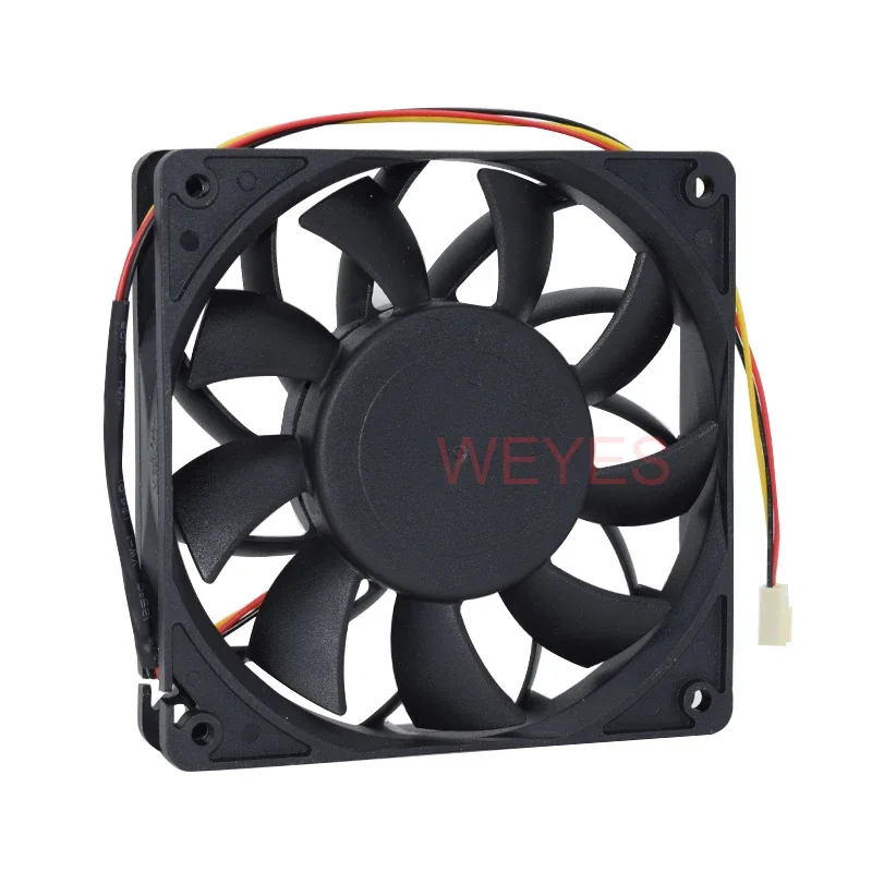 NEW 120mm Cooling For FFB1212SH 12025 12V 1.24A 12CM 3 wires mining Server Inverter Case Axial Cooler Industrial Fan