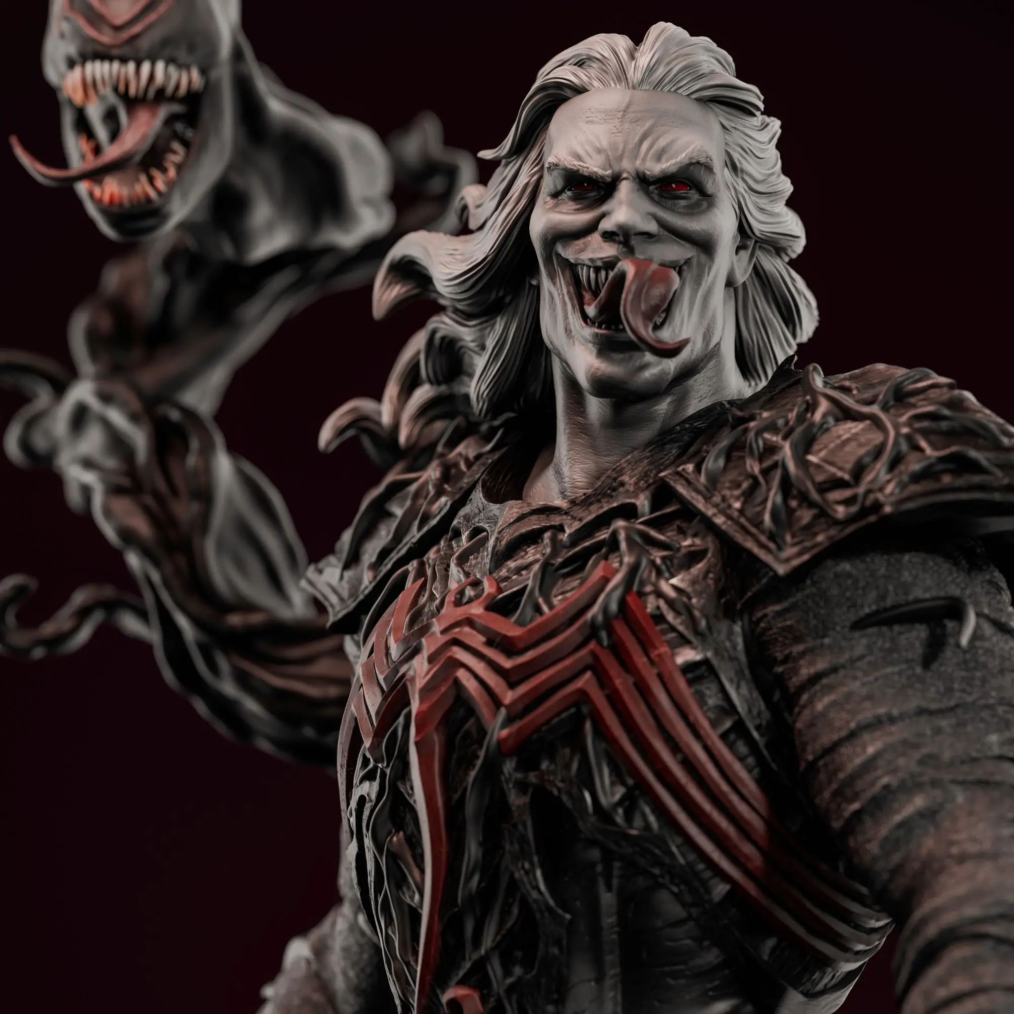 New Vampire GK White Mold Uncolored 3d Printed High-precision Figurine Model DIY Coloring Self-assembly Miniatures