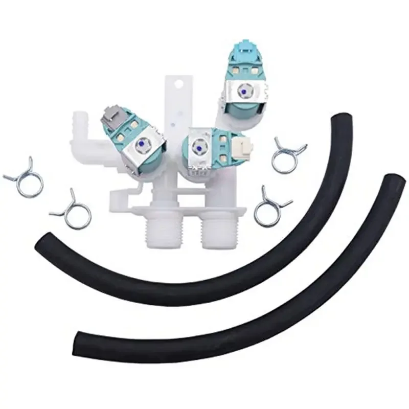 

KEOL-Front Load Clothes Washer Water Inlet Valve W10599356, AP5692067, PS8689091 For Whirlpool Washer Fit Models(WHW, WFW)