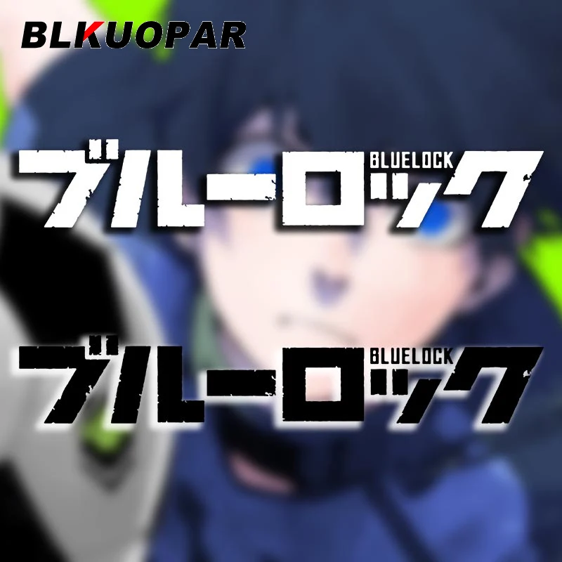 

BLKUOPAR Hot Japanese Anime Logo Car Stickers Personality Sunscreen Decal Refrigerator Windshield RV Car Accessories