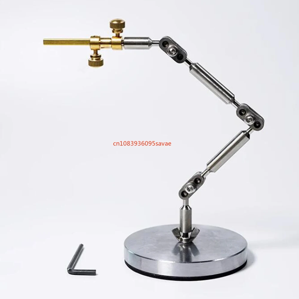 Stop Motion Animation Stand Stainless Steel Articulated Armature Puppet Prop Shooting All-Metal Fixture with 5pcs Head