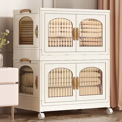 Storage Cabinet Locker Household Plastic Light Luxury Snack Cabinet Baby Children's Clothes Toy Locker Clothing storage cabinet