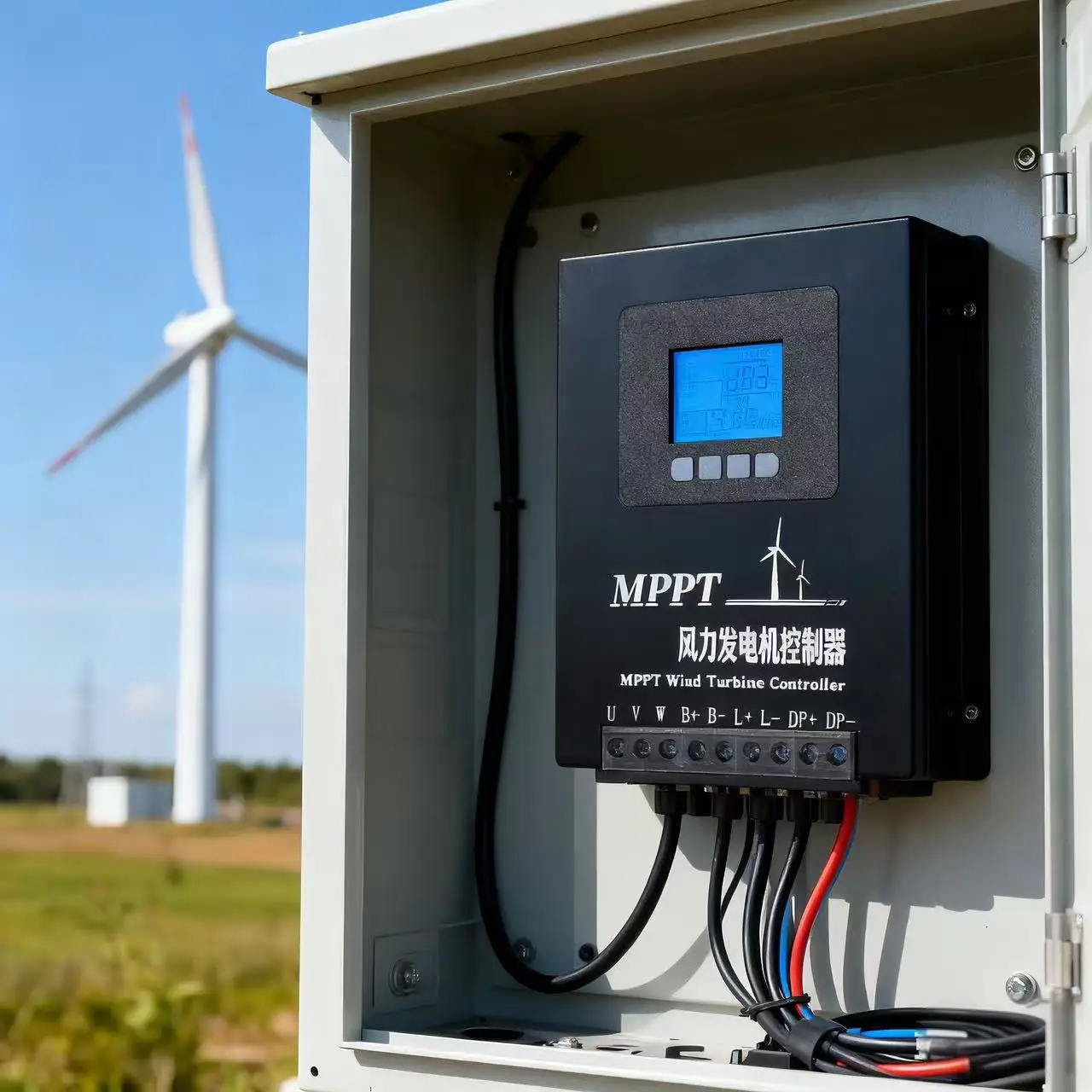 

MPPT Solar Charge Controller with LCD Dual USB Output, 60A 80A 100A for 12V 24V 36V 48V Lead Acid Lithium Batteries