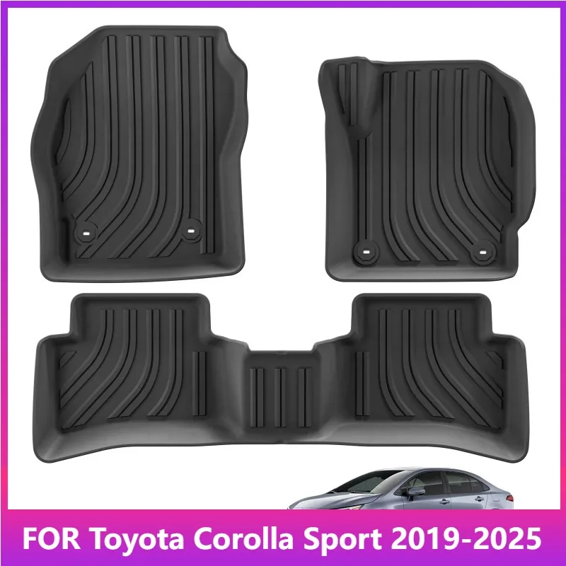 

RHD Floor Mats For Toyota Corolla Sport/Hatchback 210 Series Fuel 2019-2025 Car Mats TPE 3D Protection All Weather Accessorie