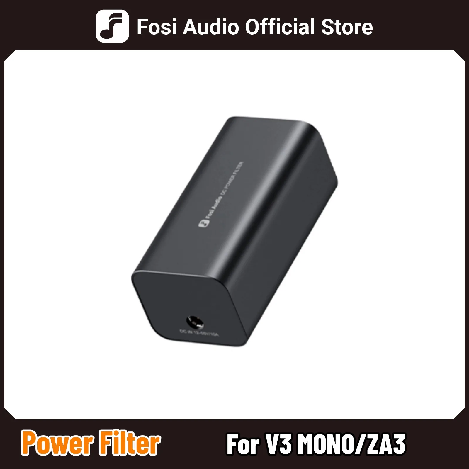 Filtr zasilania DC Fosi Audio eliminuje szumy wysokiej częstotliwości za pomocą V3 MONO