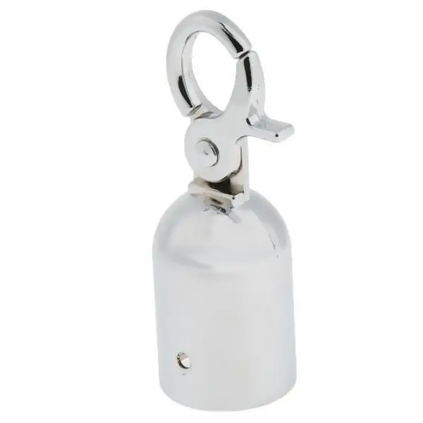 Rope End Hook with Hook Metal Cord Cap Stopper for Bag Accessories and Safety Isolation Use