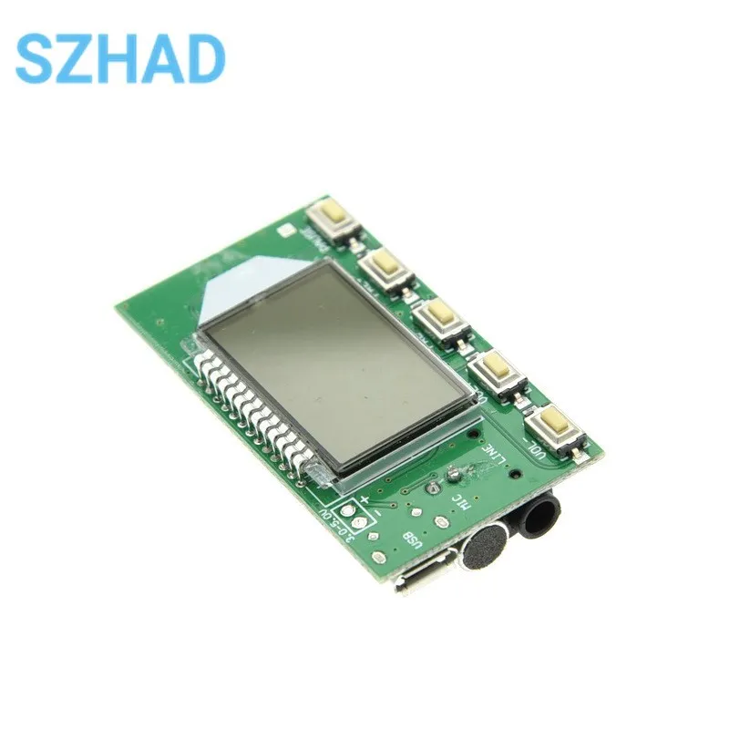 DC 3V-5V FM Transmitter Module DSP PLL 87-108MHz Stereo Digital Wireless Microphone Board Multi-function Frequency Modulation