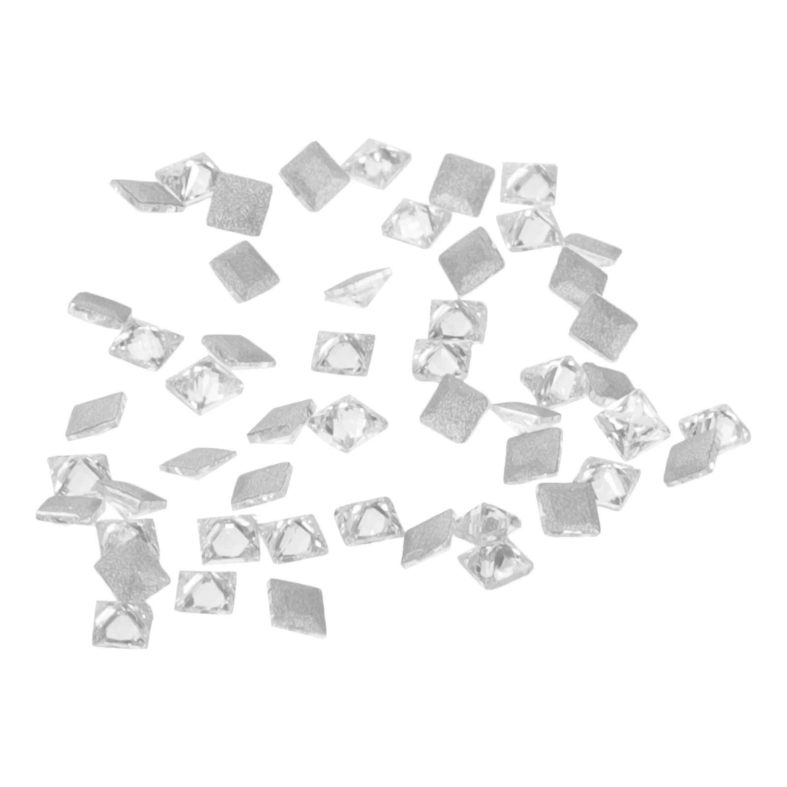 

50Pcs Flat Back Zircon Rhinestones Nail Charms Sparkling Shine Nail Art Decorations for Acrylic Gel Nails Gems for Nails