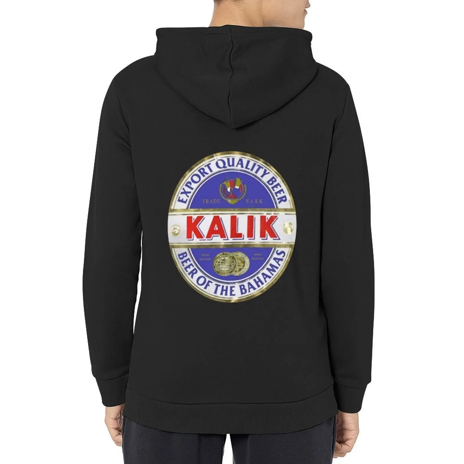 Kalik - شرب البيرة شعار هوديي ملابس الخريف ملابس الخريف الكورية الرجال الشتاء سترة الرجال الملابس الجديدة في هوديس