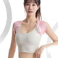 Adjustable Back Posture Corrector Open Shoulder Straight Back Back Chest Support Belt Breathable Pink Upper Back Brace