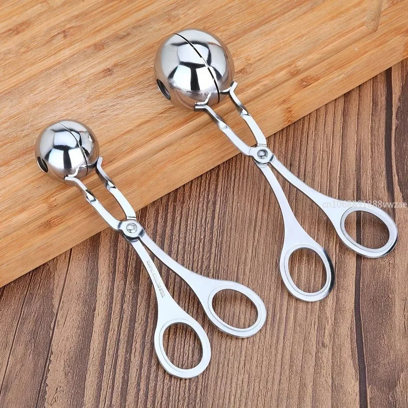 S/M/L Eatball Maker Creative Plastic Meatball Balls Mold Spoon Design for Fish Balls Meat Making Balls Set Cooking Accessories