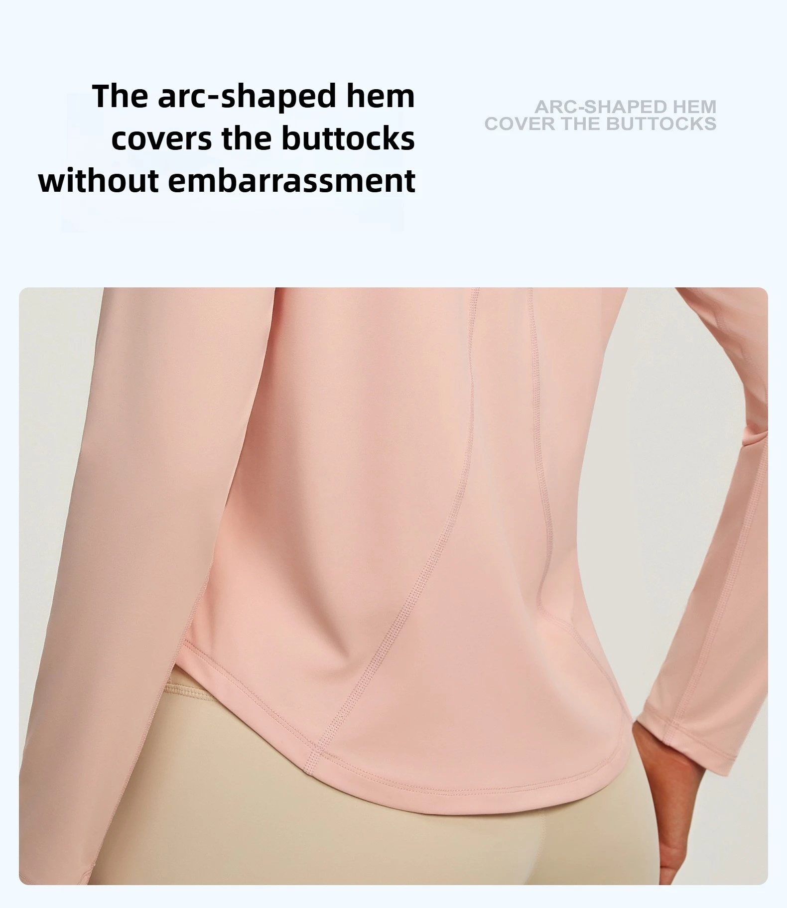 T-shirt sportiva a maniche lunghe in rete posteriore ampia da allenamento, corsa, abbigliamento fitness traspirante per yoga da donna