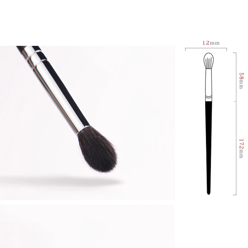 CHICHODO Natural High-end Animal Hair Makeup Brush Goat Hair Eyeshadow Brush Blending Brush-CHJ034