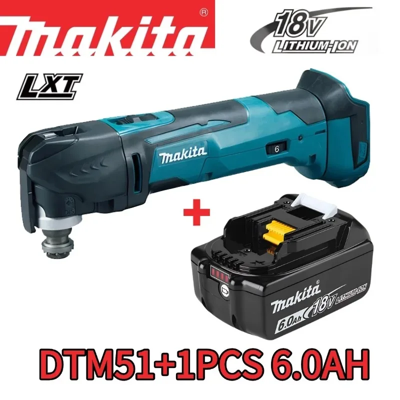 Makita DTM51 draadloze slijpmachine, randafkantmachine, borstelloze groefmachine, elektrische schep, Makita 18V accu