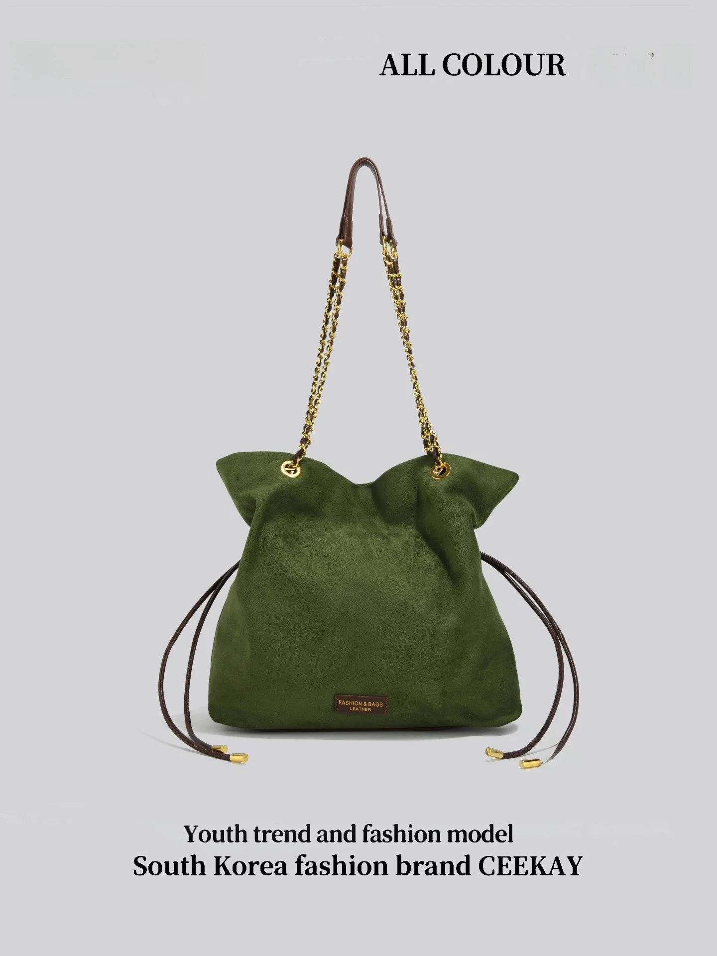 

Ceekay Original Frosted Chain Underarm Women's Bag 2025 Autumn New Soft Square Shape Handbag Shoulder Bag Metal Chain