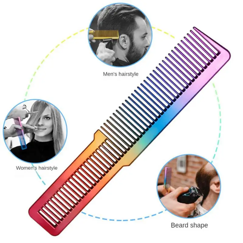 Professional Barber Flat Top Fading Comb For Men Hair Cutting Comb Anti-static Hair Styling Fade Comb Salon Hairdresser Tools