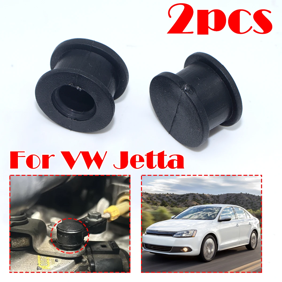 2/4Pcs Gear Shifter Cable Bushing For VW Golf MK7 Automatic Connector Gearbox Linkage Rubber Bush Trans 09G321397A Repair Kit