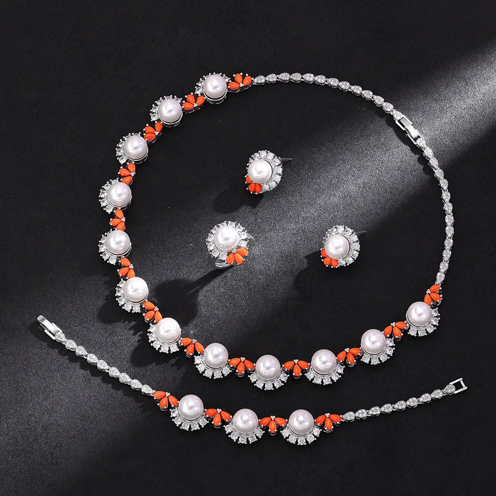 

Nouveau ensemble minimaliste de fleurs de soleil et zircone, универсel pour banquets, mariages et événements festifs