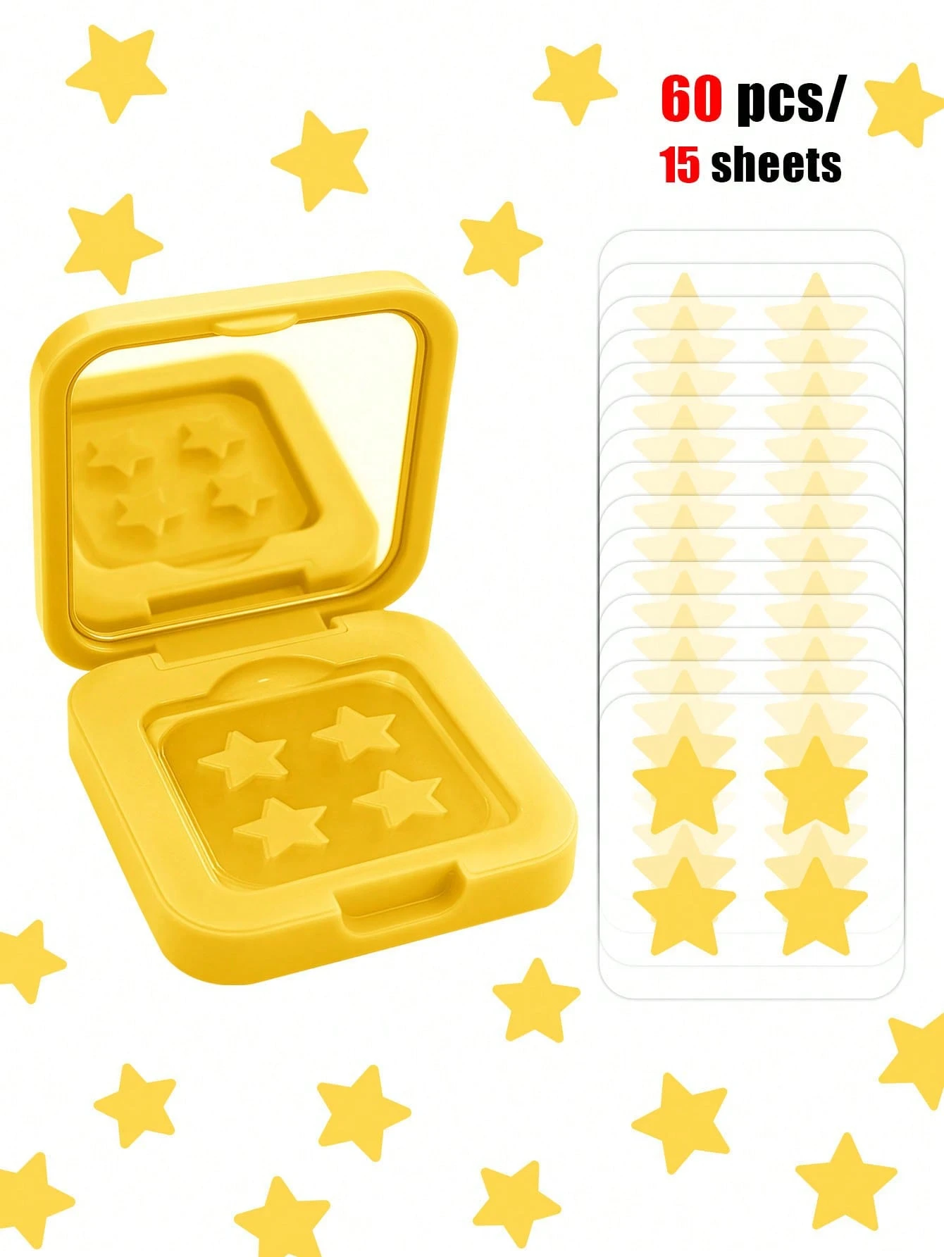 60/4 Cute Face Acne Patch Invi - Skincare Acne 评论和价格