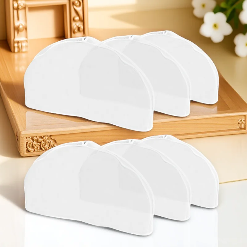 

6pcs Dust Proof Shoulder Covers For Women Clothes Garment Suit Bags Hanger Storage Lightweight Clothing Protectors Reinforced