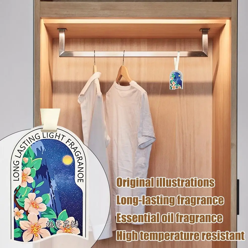 Folhas de ambientador de carro sólido pingente de perfume de carro difusor de fragrância leve de longa duração para decoração interior aroma fres g3n3
