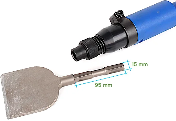 

Time and Back Saver ! Heavy Duty Pneumatic Scraper Great Tool For Tile Removal on concrete slab powerful tile breaker