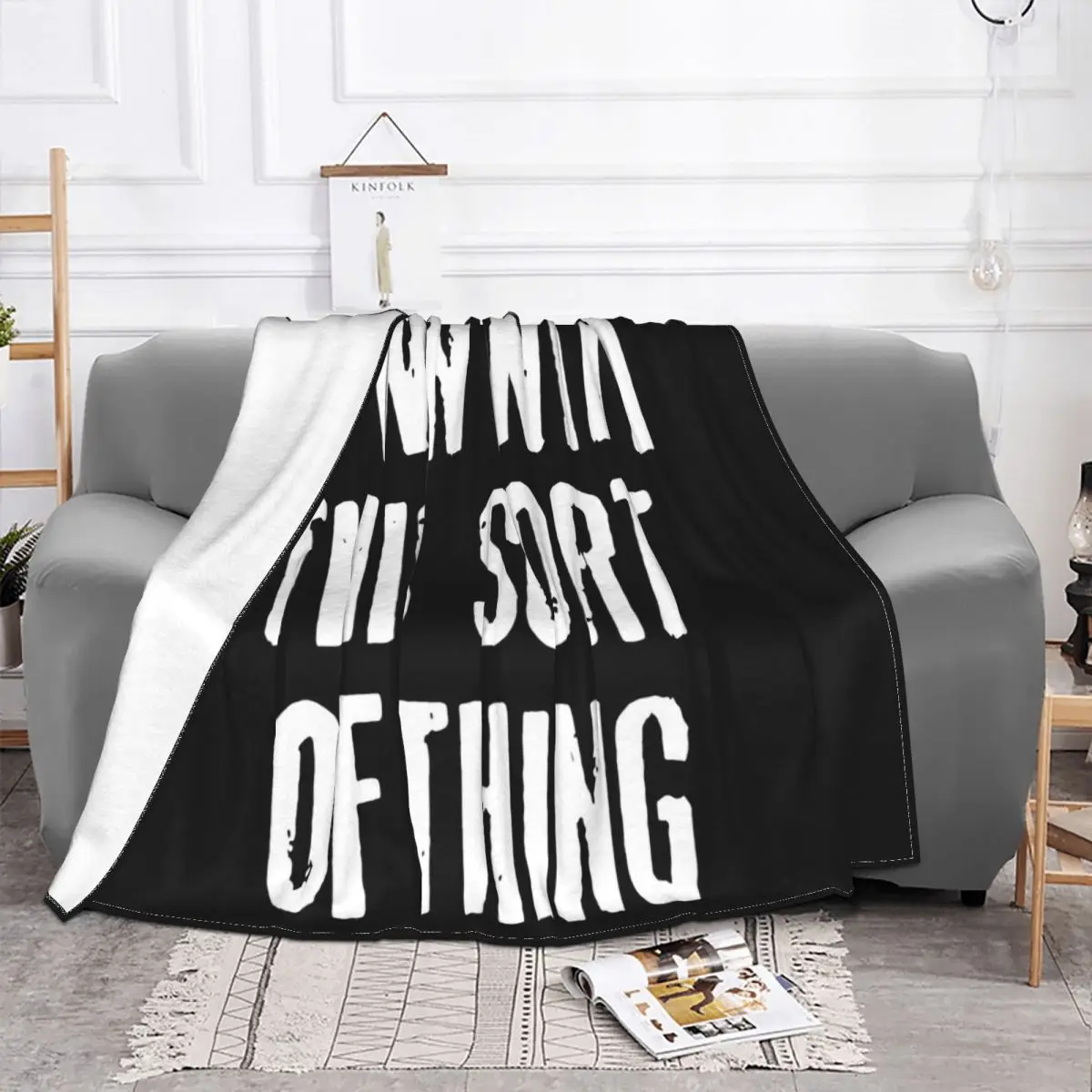 Down With This Inspired By The Ted Dad Prin Fresh Design Printing Science New Brand Plus Size Throw Blanket