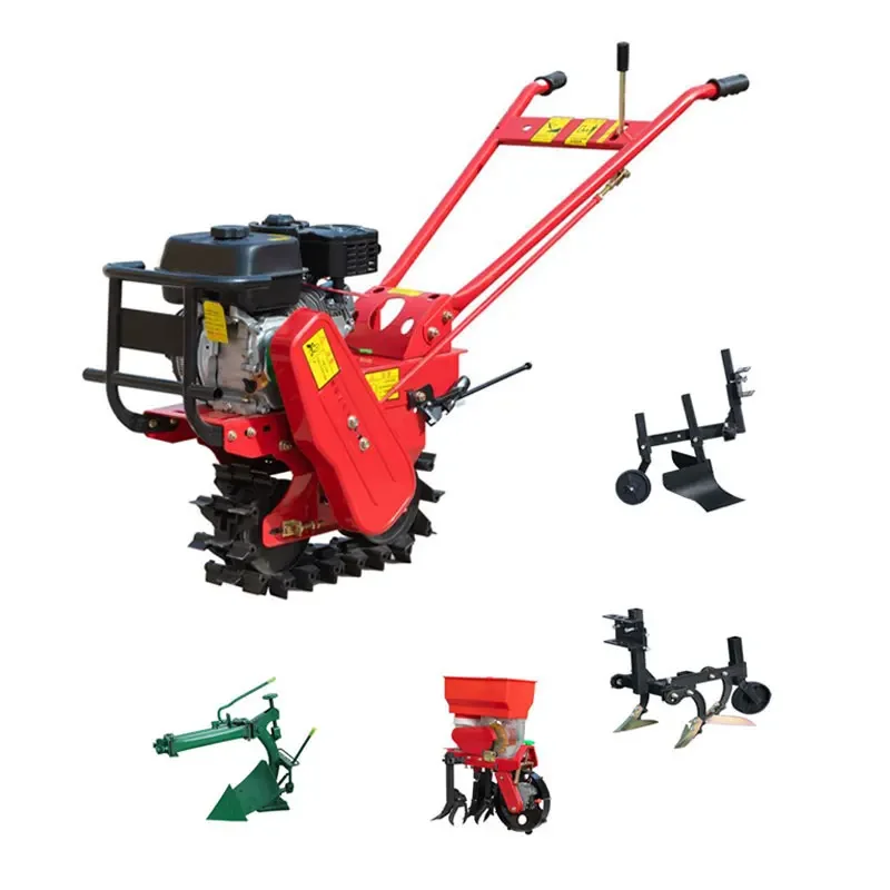 High Productivity 170/173 Farm Tiller Micro  Cultivator High Bearing Furrow Plough Machinery New Condition