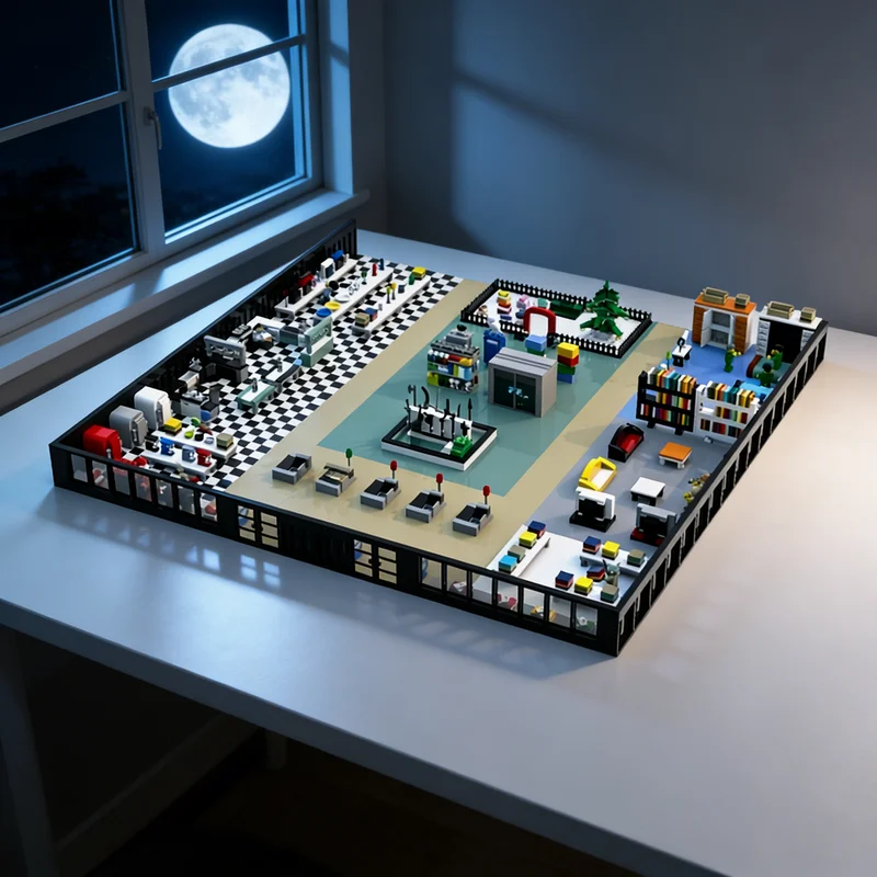 

5171 деталь MOC: Конструктор «Универмаг» (модель Creator) — Архитектурные игрушки, Рождественские подарки, Обучающие игрушки для детей, Сборные кирпичики DIY