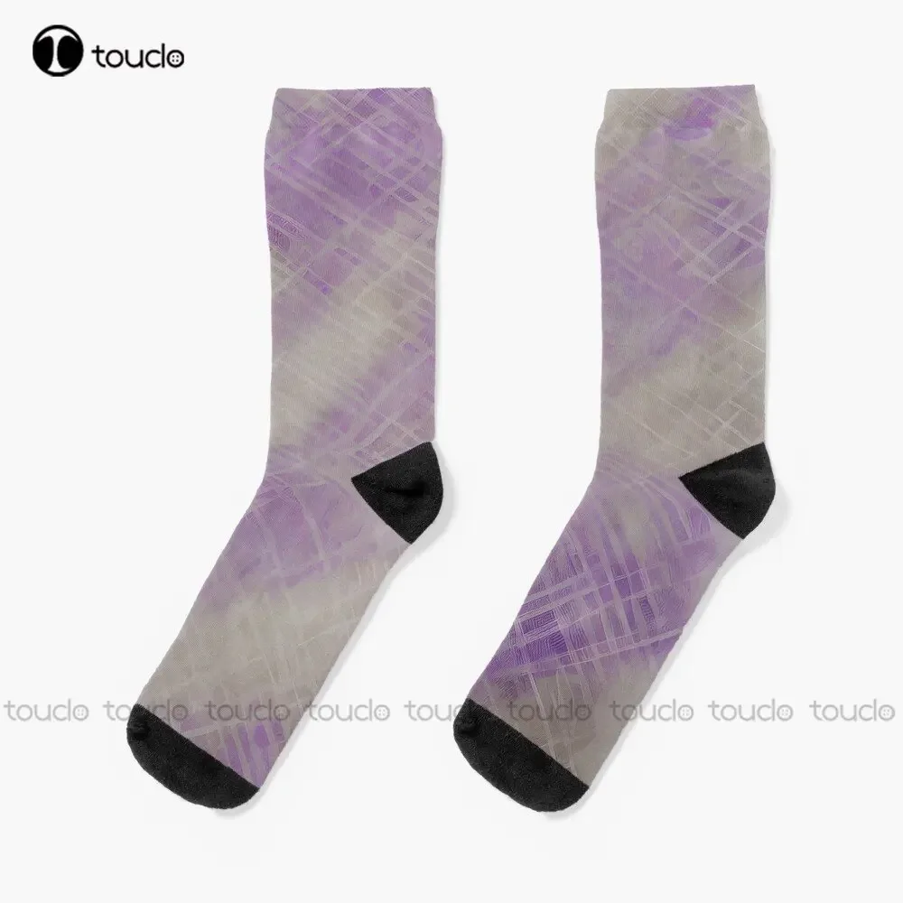 Lavender-Veil Socks Sock For Women 360° Digital Printing Personalized Custom Unisex Adult Teen Youth Socks Custom Gift